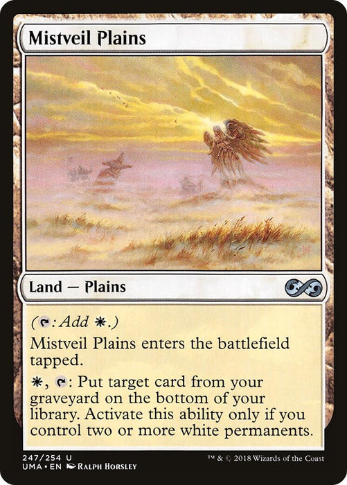 Image for Mistveil Plains (247) (UMA) - Magic: The Gathering
