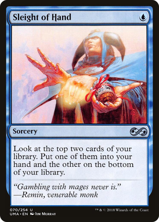 Image for Sleight of Hand (70) (UMA) - Magic: The Gathering