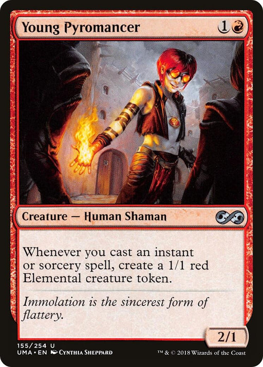 Image for Young Pyromancer (155) (UMA) - Magic: The Gathering
