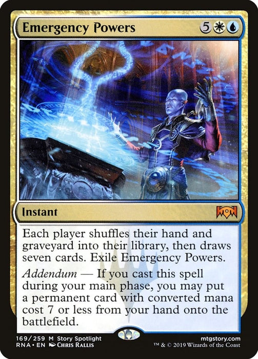 Image for Emergency Powers (169) (RNA) - Magic: The Gathering