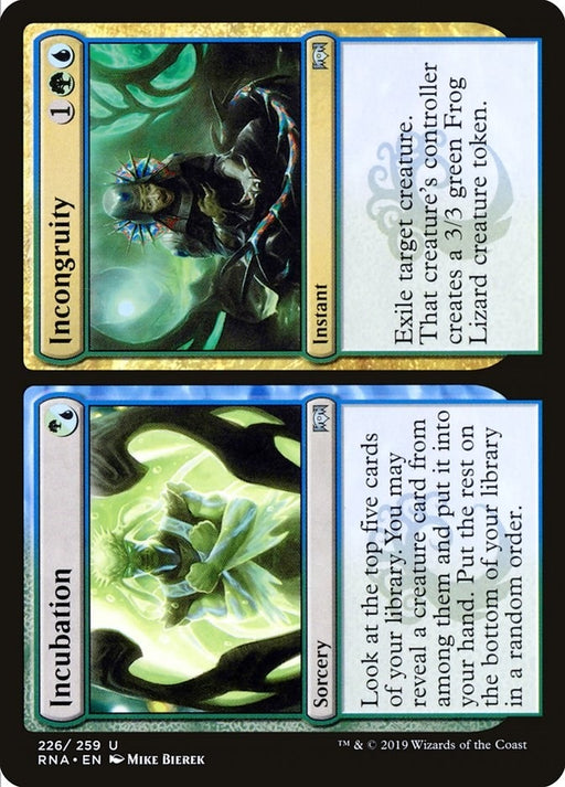 Image for Incubation // Incongruity (226) (RNA) - Magic: The Gathering