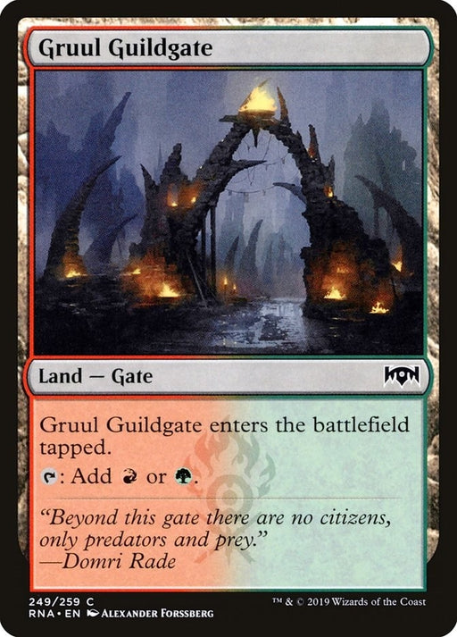 Image for Gruul Guildgate (249) (249) (RNA) - Magic: The Gathering