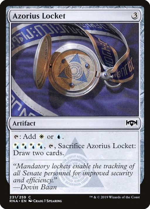 Image for Azorius Locket (231) (RNA) - Magic: The Gathering