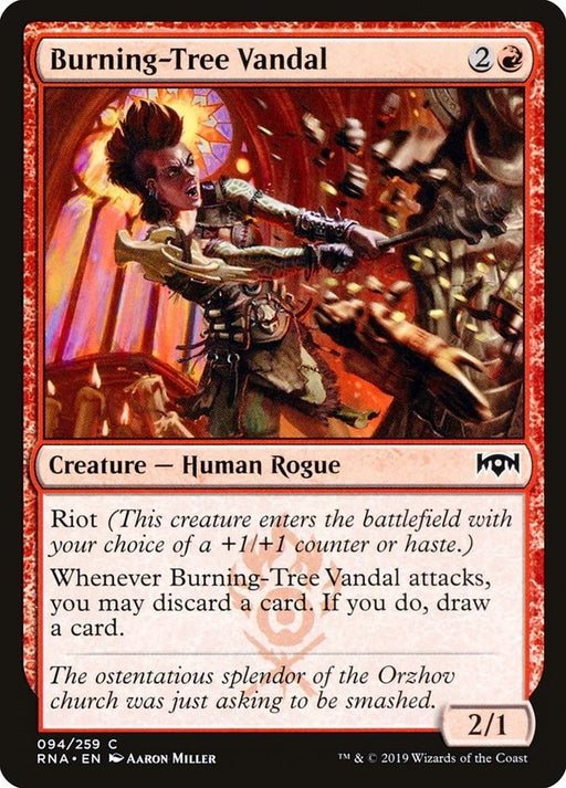 Image for Burning-Tree Vandal (94) (RNA) - Magic: The Gathering