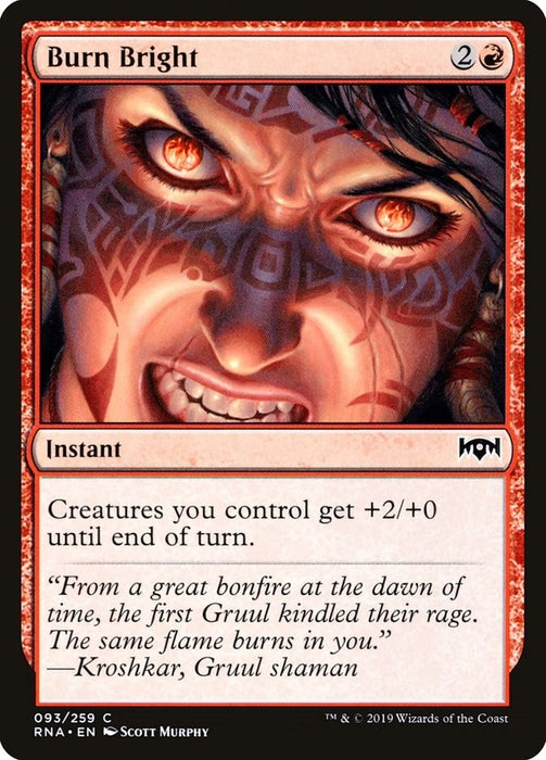Image for Burn Bright (93) (RNA) - Magic: The Gathering