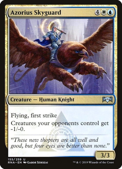 Image for Azorius Skyguard (155) (RNA) - Magic: The Gathering
