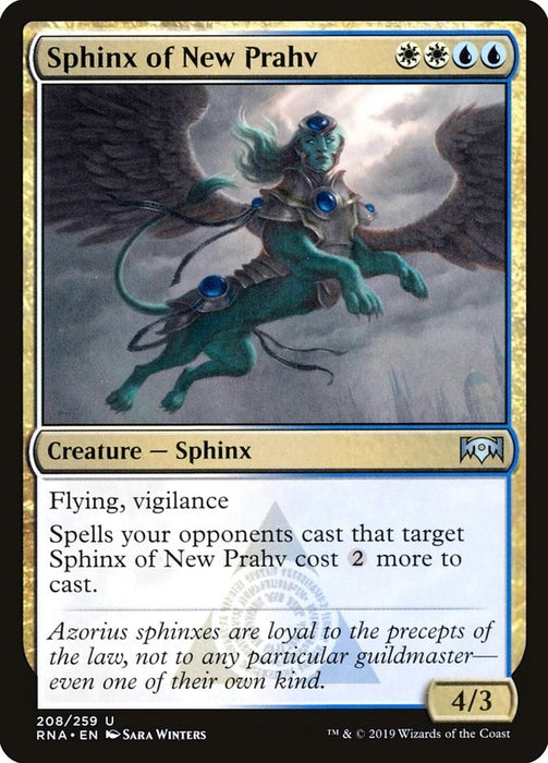 Image for Sphinx of New Prahv (208) (RNA) - Magic: The Gathering