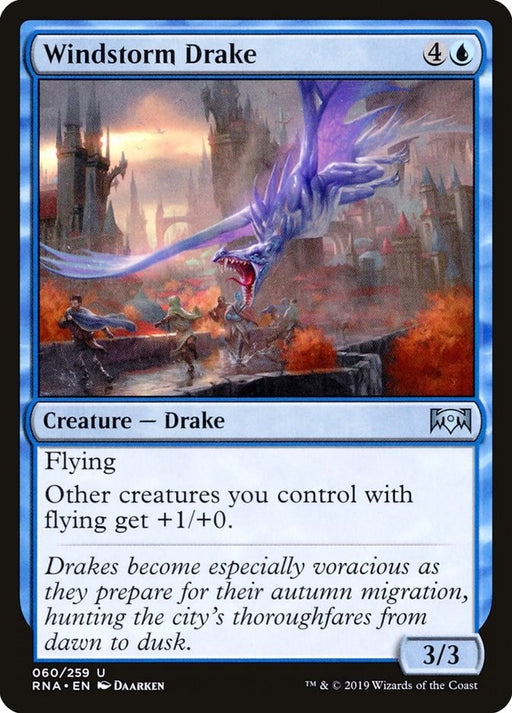 Image for Windstorm Drake (60) (RNA) - Magic: The Gathering