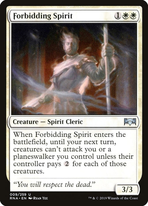 Image for Forbidding Spirit (9) (RNA) - Magic: The Gathering