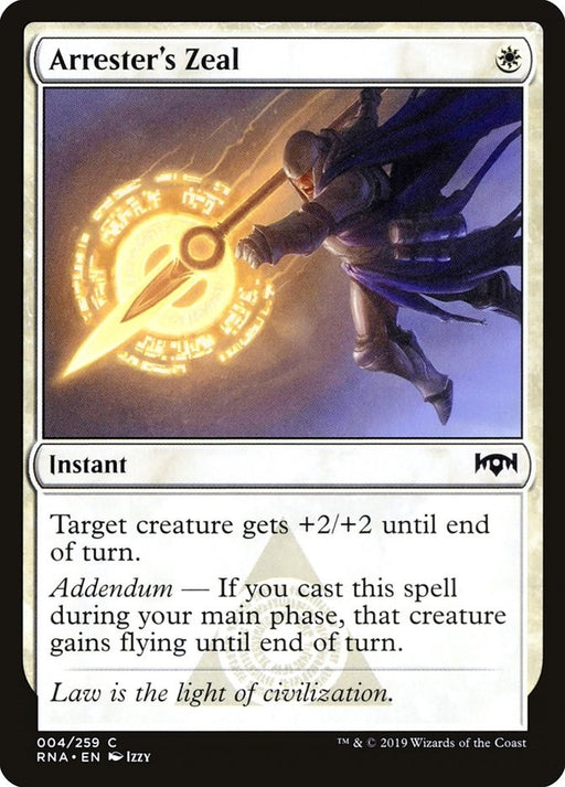 Image for Arrester's Zeal (4) (RNA) - Magic: The Gathering