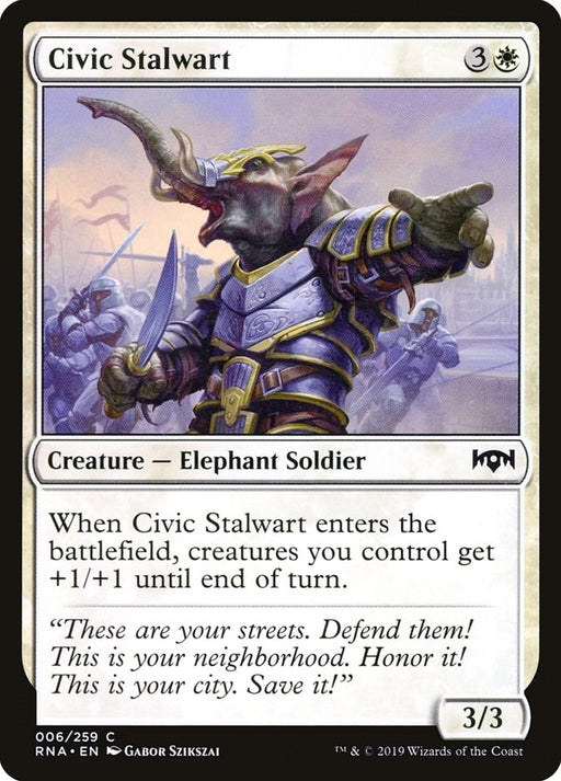 Image for Civic Stalwart (6) (RNA) - Magic: The Gathering