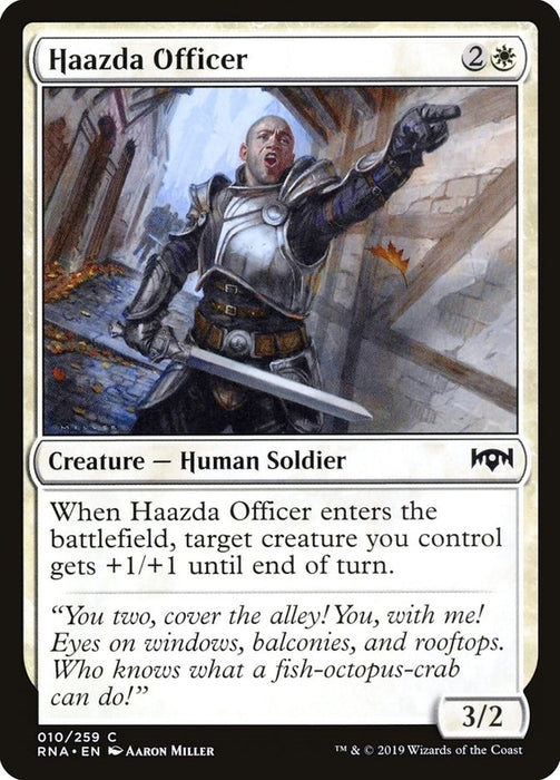 Image for Haazda Officer (10) (RNA) - Magic: The Gathering