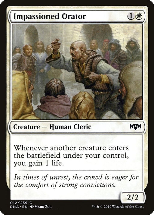 Image for Impassioned Orator (12) (RNA) - Magic: The Gathering