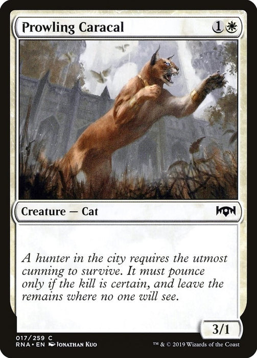 Image for Prowling Caracal (17) (RNA) - Magic: The Gathering