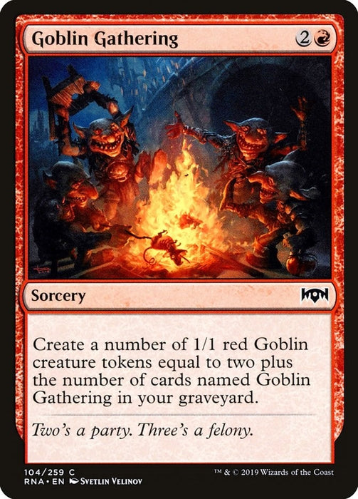 Image for Goblin Gathering (104) (RNA) - Magic: The Gathering