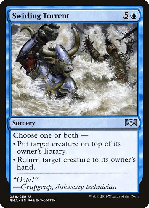 Image for Swirling Torrent (56) (RNA) - Magic: The Gathering