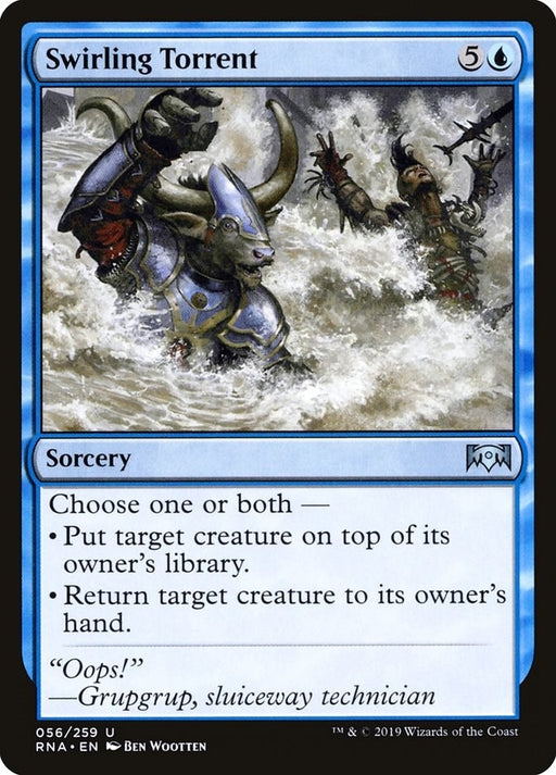 Image for Swirling Torrent (56) (RNA) - Magic: The Gathering