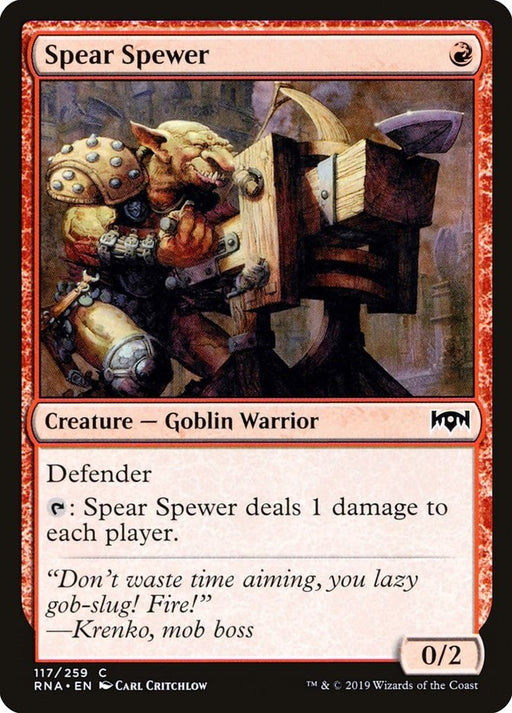 Image for Spear Spewer (117) (RNA) - Magic: The Gathering