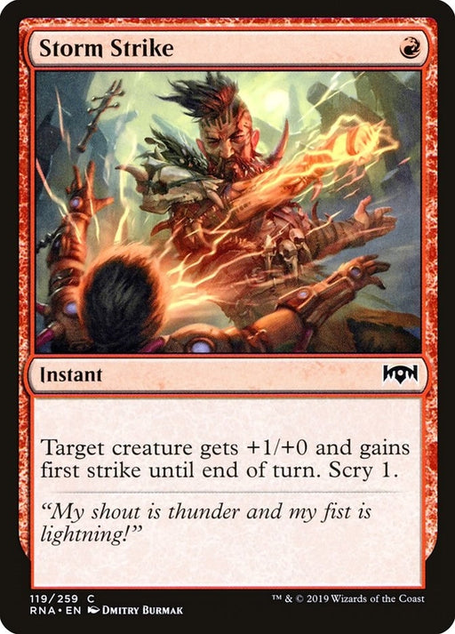 Image for Storm Strike (119) (RNA) - Magic: The Gathering