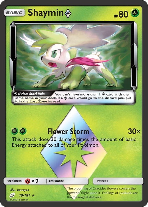 Shaymin Prism Star (10/181) (SM9)