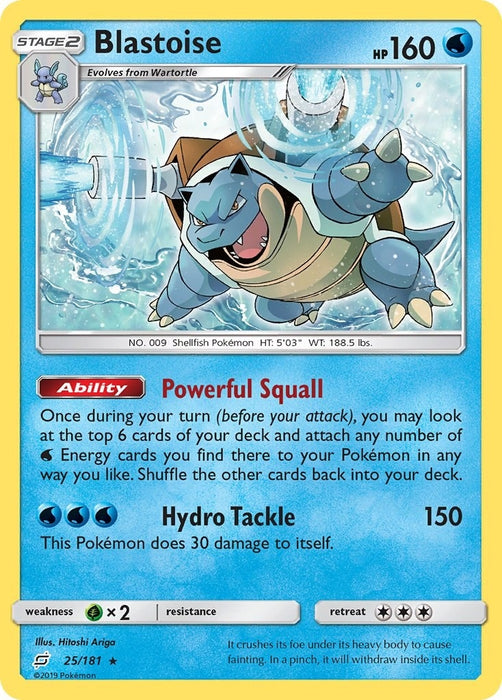 Blastoise (25/181) (SM9)