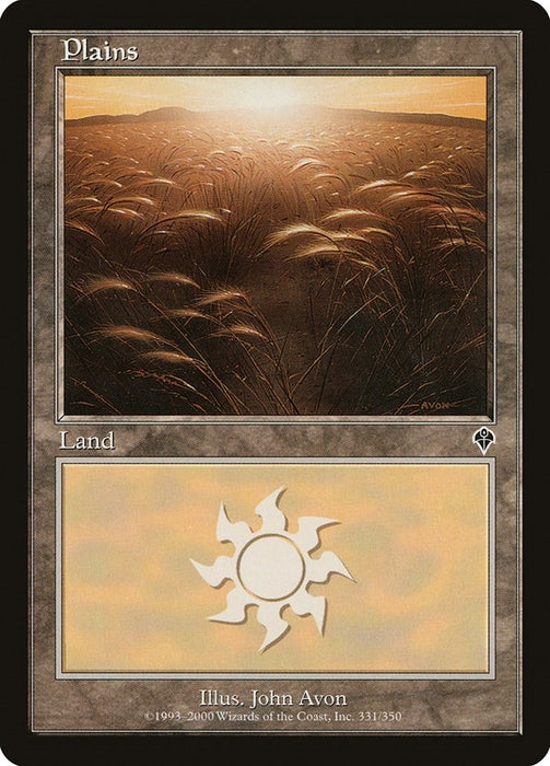 Image for Plains (331) (331) (INV) - Magic: The Gathering