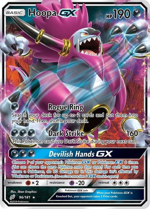 Image for Hoopa GX (96/181) (SM9) - Pokemon