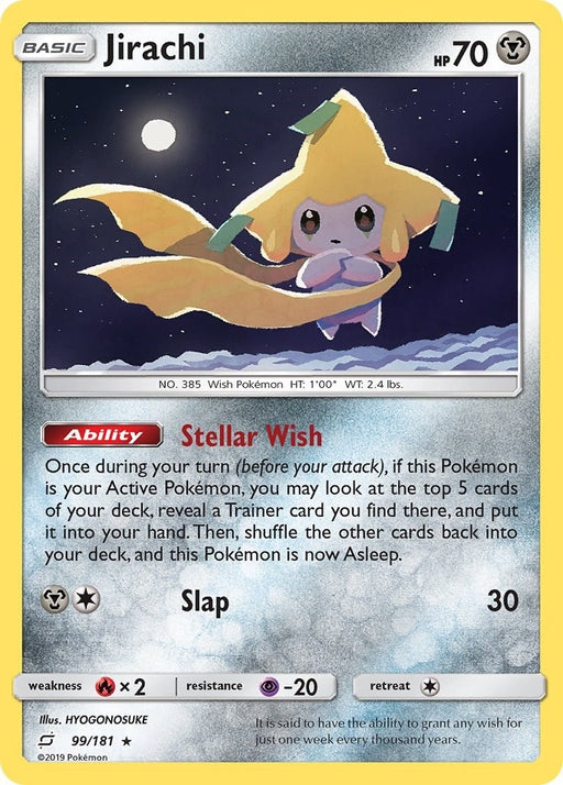 Image for Jirachi (99/181) (SM9) - Pokemon