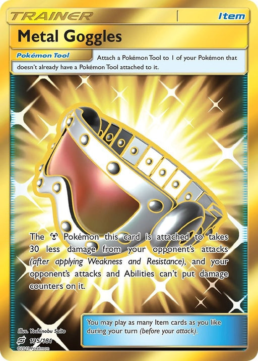 Image for Metal Goggles (Secret) (195/181) (SM9) - Pokemon