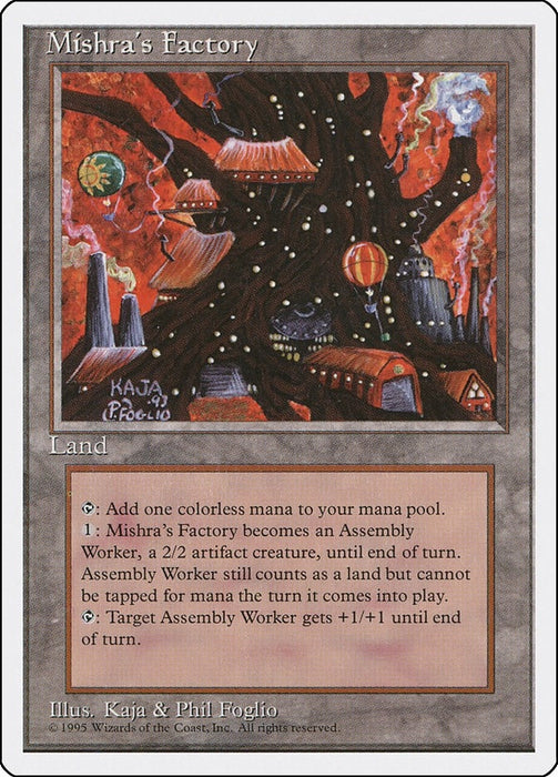 Image for Mishra's Factory (4ED) - Magic: The Gathering