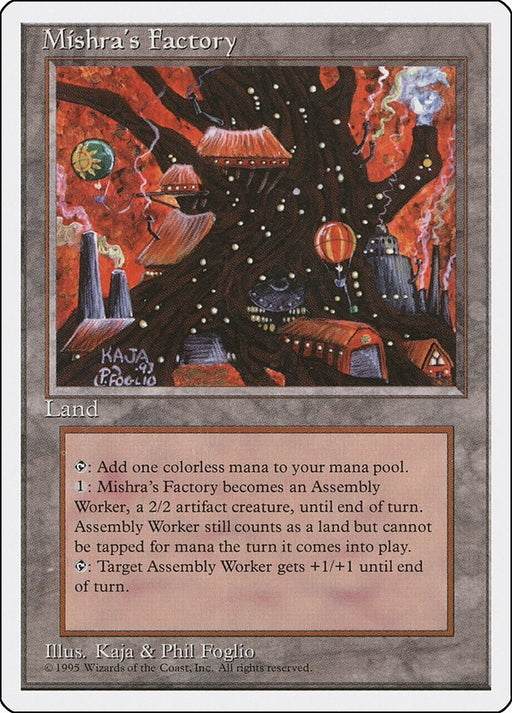 Image for Mishra's Factory (4ED) - Magic: The Gathering