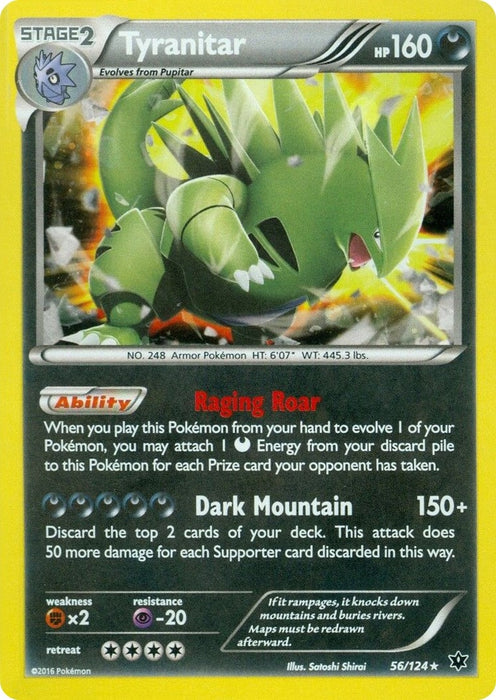 Tyranitar - 56/124 (Cosmos Holo) (056/124) (MCAP)