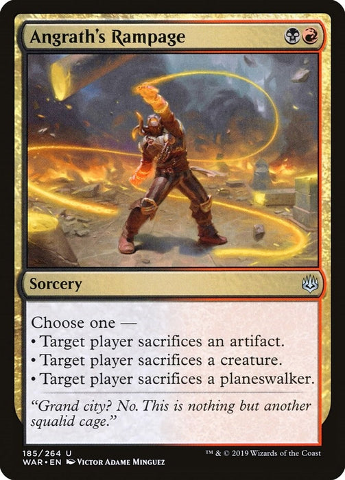 Image for Angrath's Rampage (185) (WAR) - Magic: The Gathering