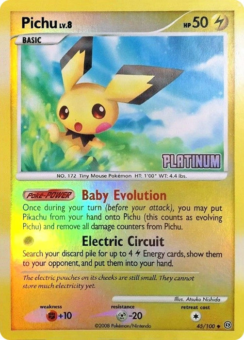 Pichu - 45/106 [Platinum] (045/100) (BKP)