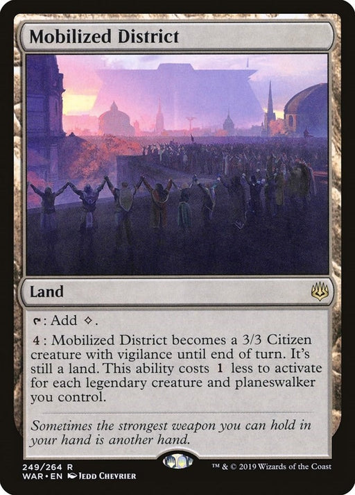 Image for Mobilized District (249) (WAR) - Magic: The Gathering