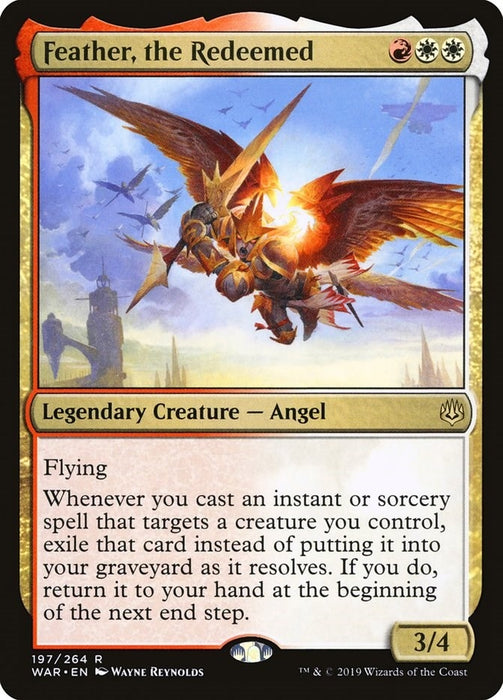 Image for Feather, the Redeemed (197) (WAR) - Magic: The Gathering