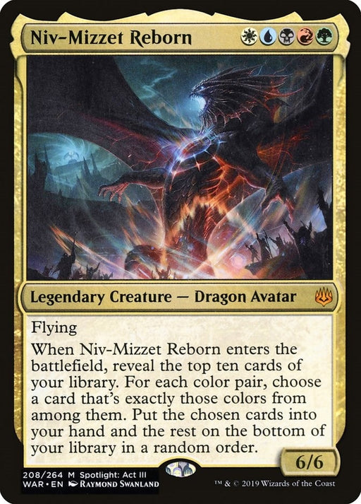 Image for Niv-Mizzet Reborn (208) (WAR) - Magic: The Gathering