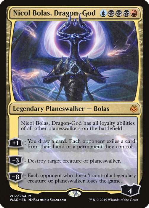 Image for Nicol Bolas, Dragon-God (207) (WAR) - Magic: The Gathering