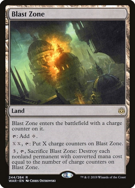 Image for Blast Zone (244) (WAR) - Magic: The Gathering