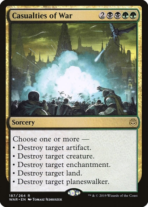 Image for Casualties of War (187) (WAR) - Magic: The Gathering