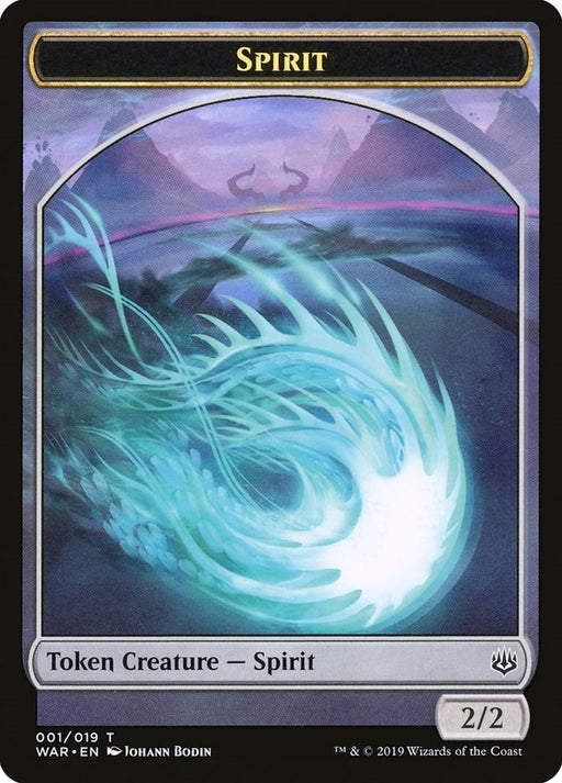 Image for Spirit Token (1) (WAR) - Magic: The Gathering