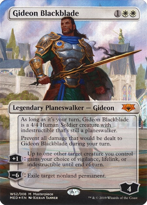 Image for Gideon Blackblade (WS2) (MED3) - Magic: The Gathering