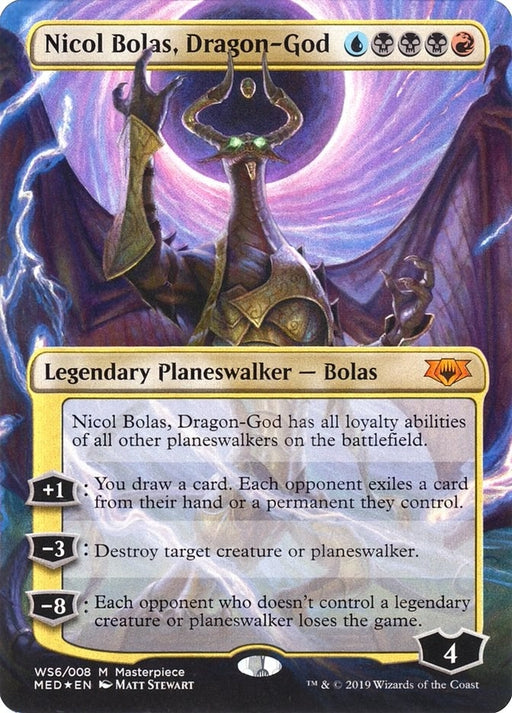 Image for Nicol Bolas, Dragon-God (WS6) (MED3) - Magic: The Gathering
