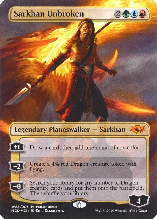 Image for Sarkhan Unbroken (WS8) (MED3) - Magic: The Gathering