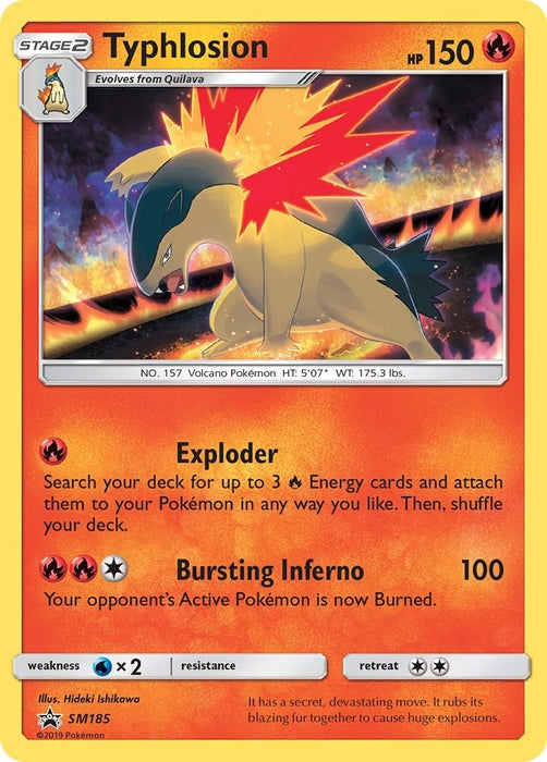 Typhlosion - SM185 (SM185) (SMP)