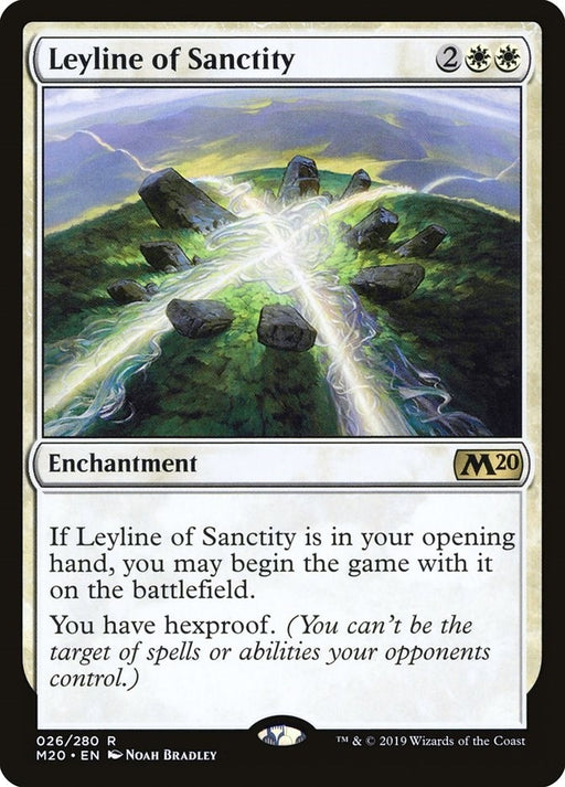 Image for Leyline of Sanctity (26) (M20) - Magic: The Gathering