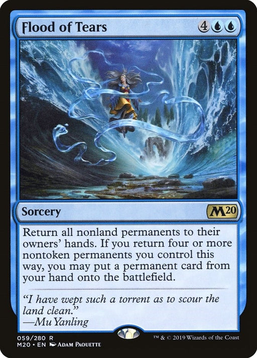 Image for Flood of Tears (59) (M20) - Magic: The Gathering