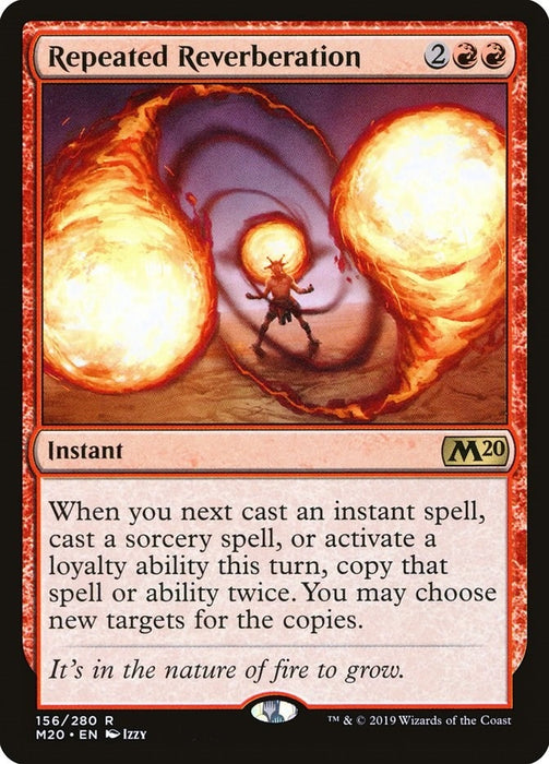 Image for Repeated Reverberation (156) (M20) - Magic: The Gathering