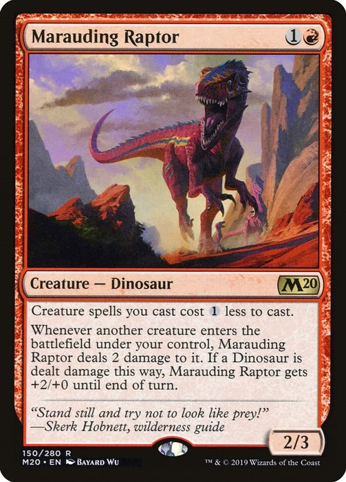 Image for Marauding Raptor (150) (M20) - Magic: The Gathering