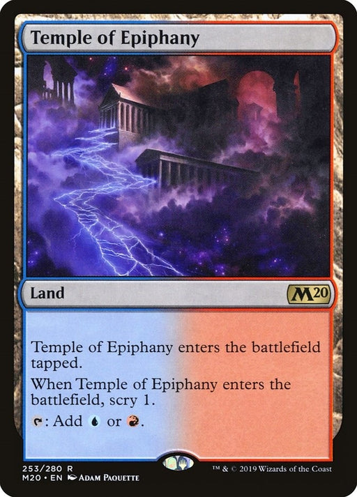 Image for Temple of Epiphany (253) (M20) - Magic: The Gathering
